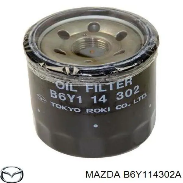 B6Y114302A Mazda filtro de aceite