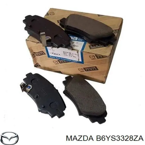 B6YS3328ZA Mazda pastillas de freno delanteras