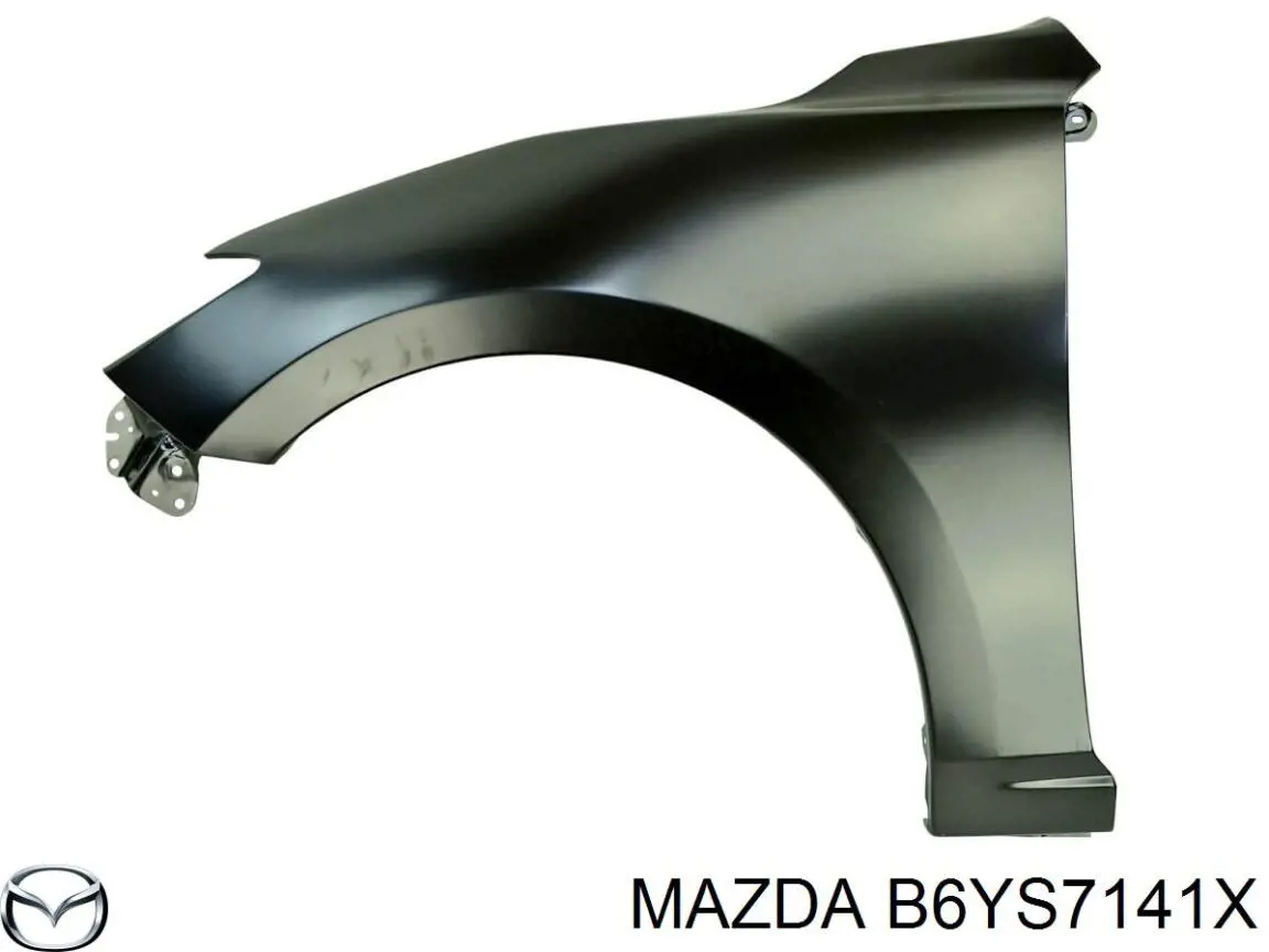 Guardabarros trasero izquierdo para Mazda 3 (BM, BN)