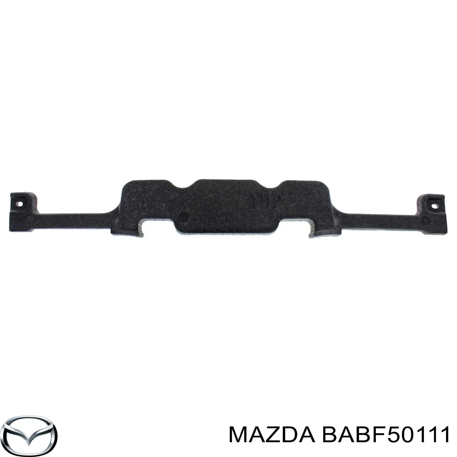 BABF50111 Mazda absorbente parachoques delantero