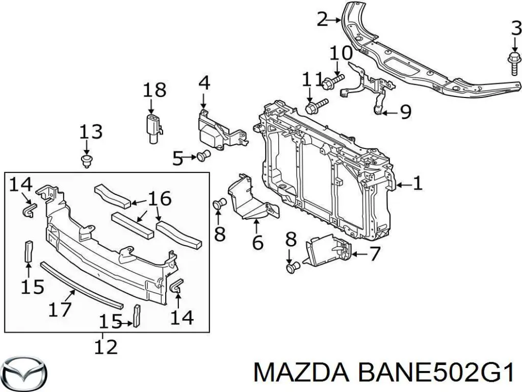 BANE502G1 Mazda