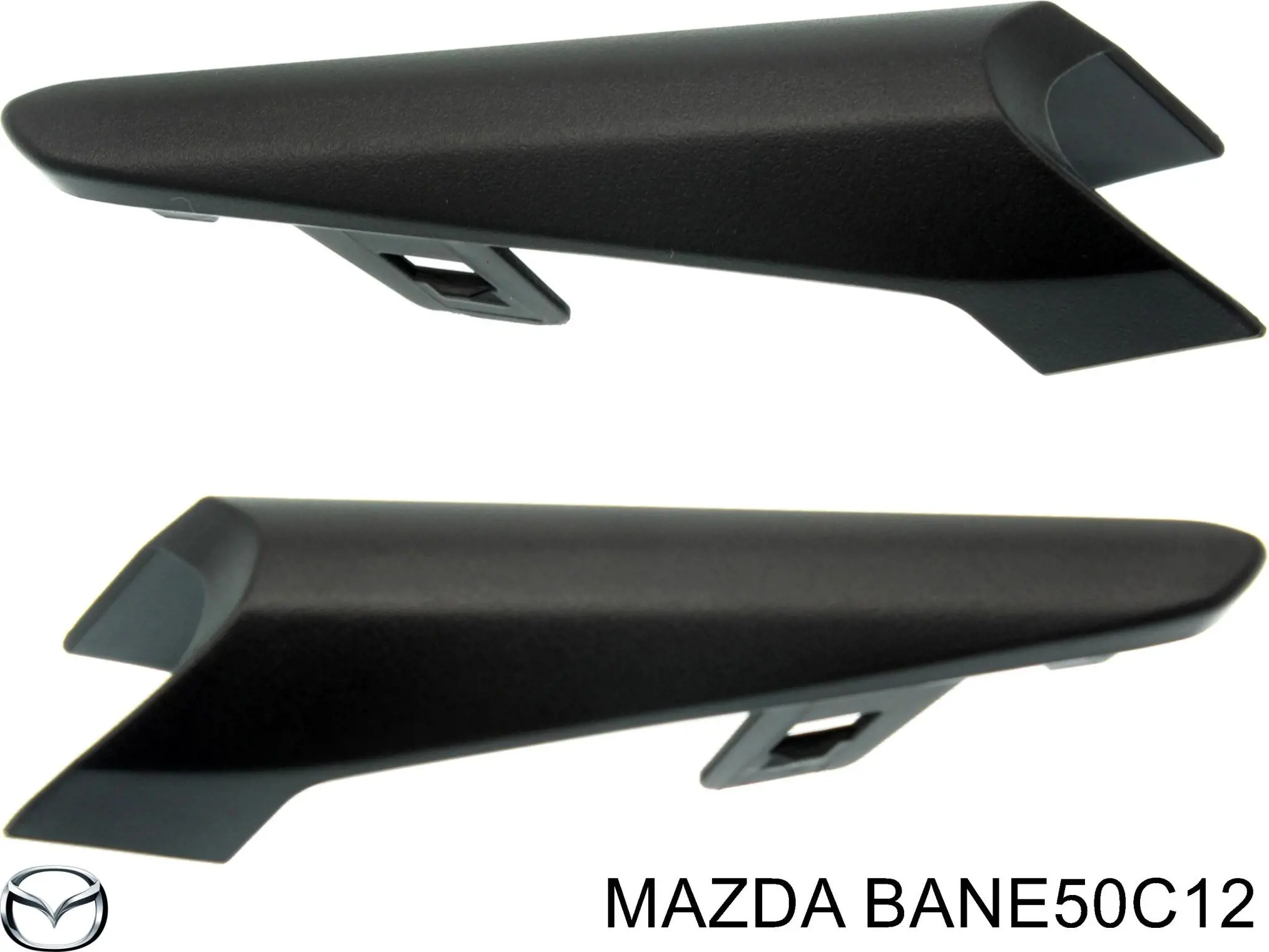 Moldura de parachoques delantero derecho para Mazda 3 (BM, BN)