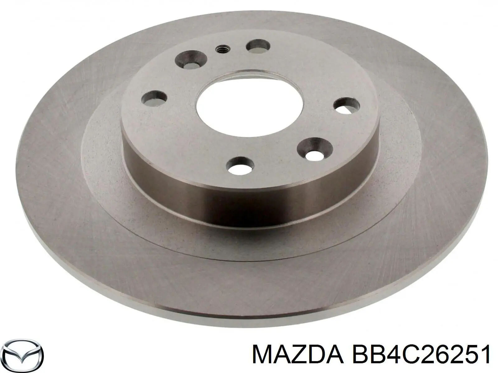Disco de freno trasero Mazda 323 BG