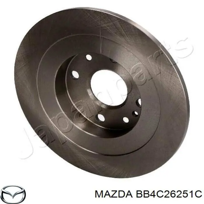 Disco de freno trasero Mazda 323 BG