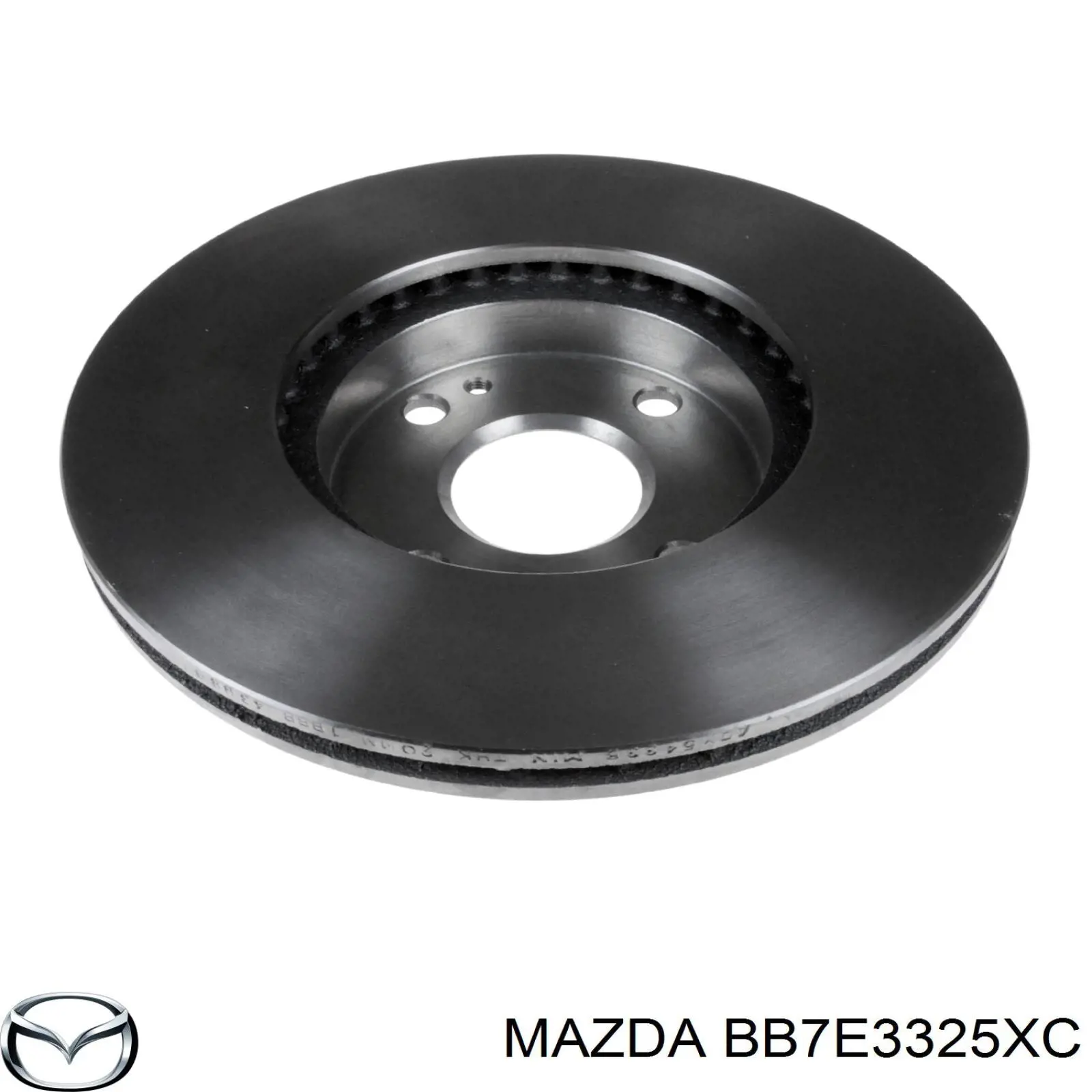 BB7E3325XC Mazda freno de disco delantero