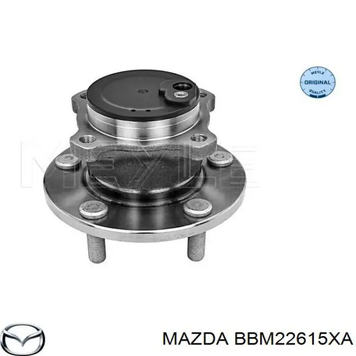 BBM22615XA Mazda cubo de rueda trasero