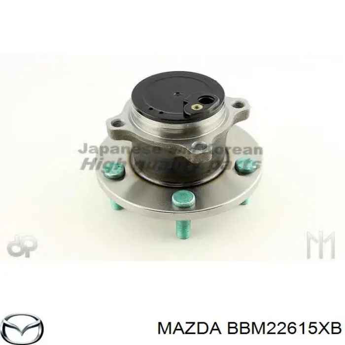 BBM22615XB Mazda cubo de rueda trasero