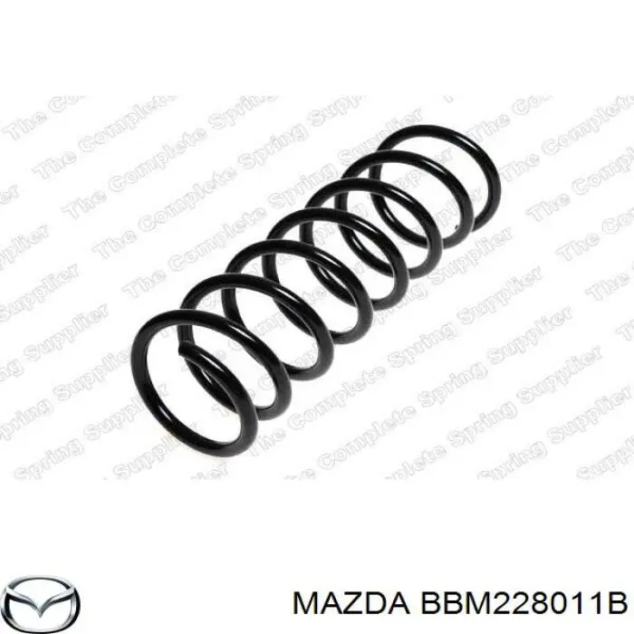 BBM228011B Mazda muelle de suspensión eje trasero