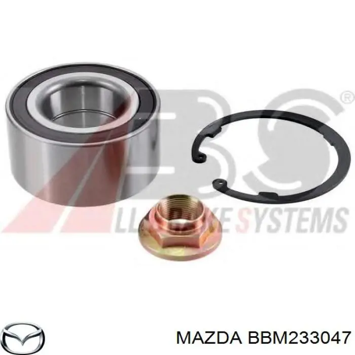 BBM233047 Mazda cojinete de rueda delantero