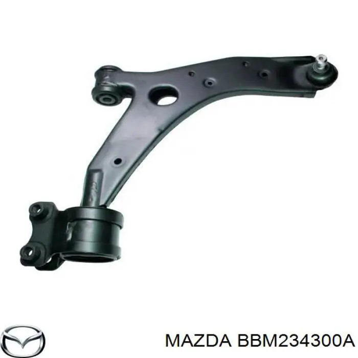 BBM234300A Mazda Brazo inferior derecho de la suspensión delantera