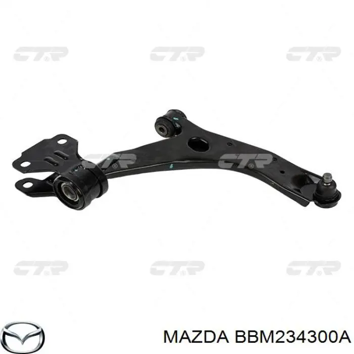 Comprar BBM234300A Mazda Brazo inferior derecho de la suspensión delantera