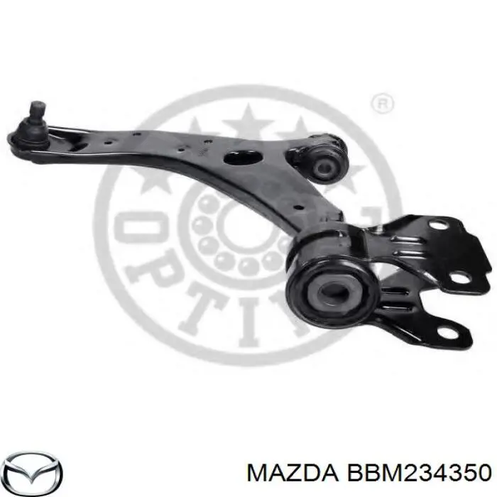 BBM234350 Mazda Brazo inferior izquierdo de la suspensión delantera