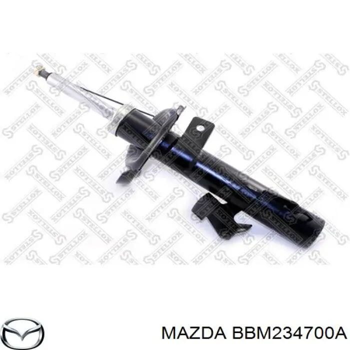 Amortiguador delantero derecho BBM234700A Mazda