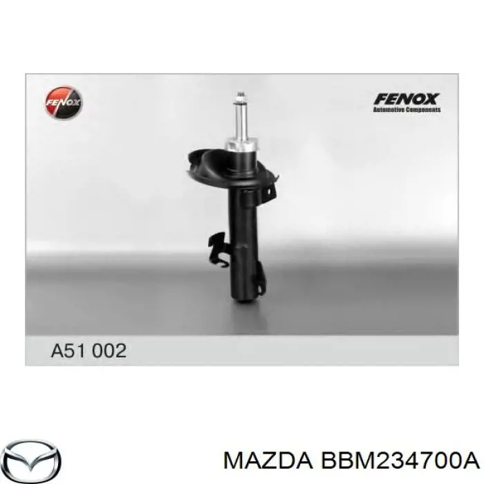 Comprar BBM234700A Mazda Amortiguador delantero derecho