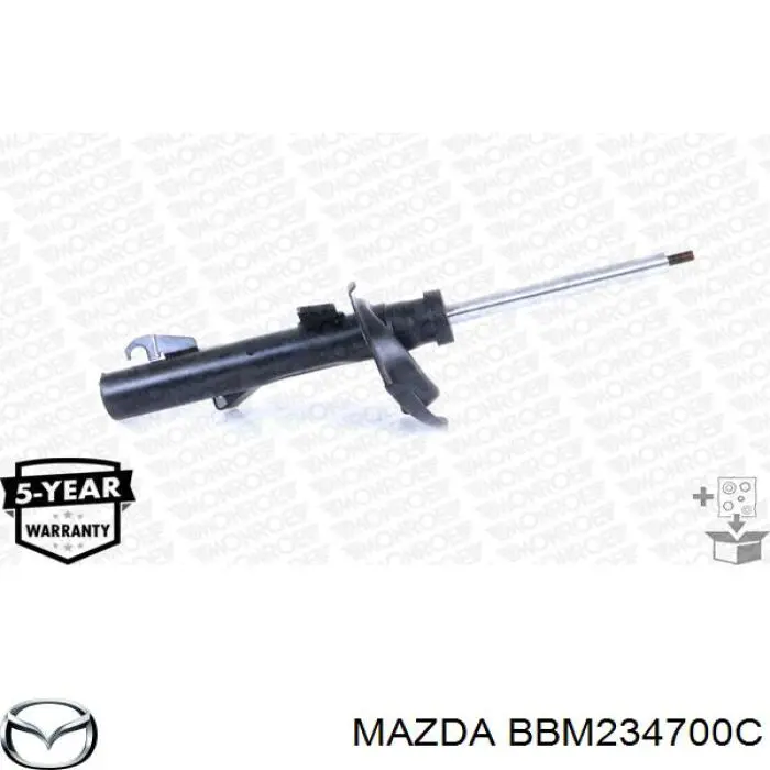 Comprar BBM234700C Mazda Amortiguador delantero derecho
