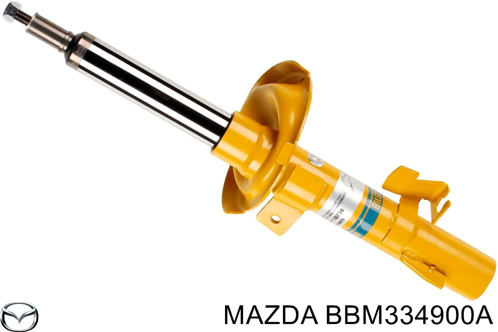 BBM334900A Mazda amortiguador delantero izquierdo
