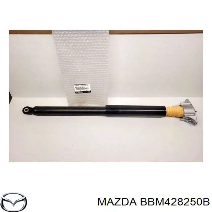 BBM428250B Mazda muñón del eje, suspensión de rueda, trasero izquierdo