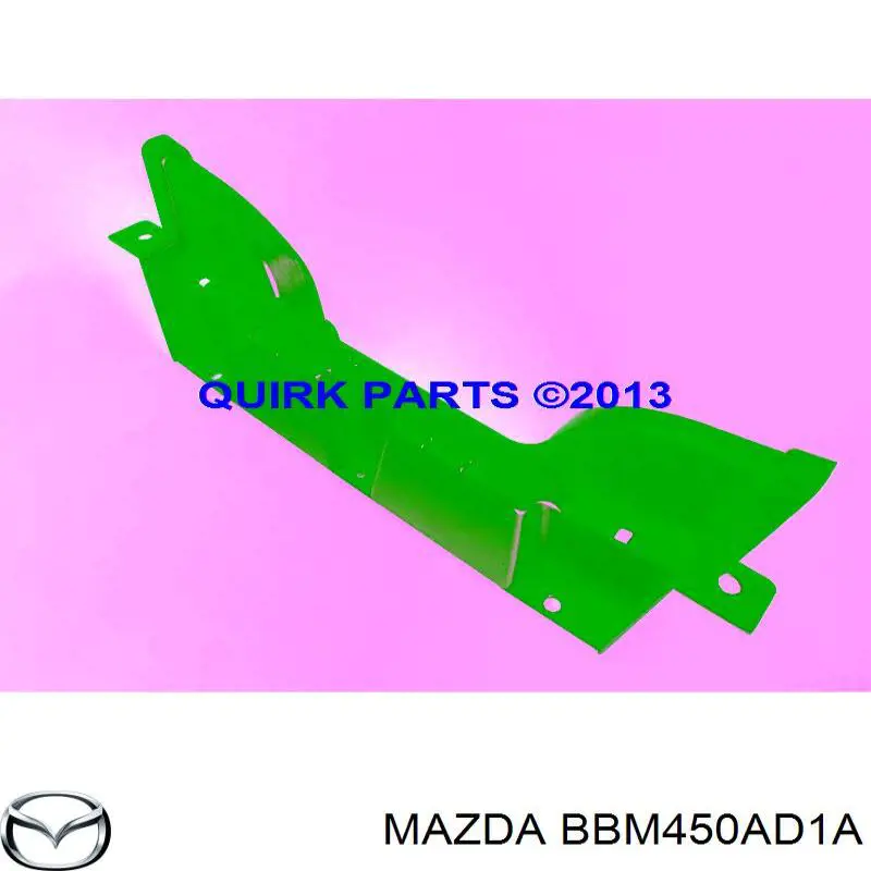 Soporte de parachoques delantero central Mazda 3 (BL)