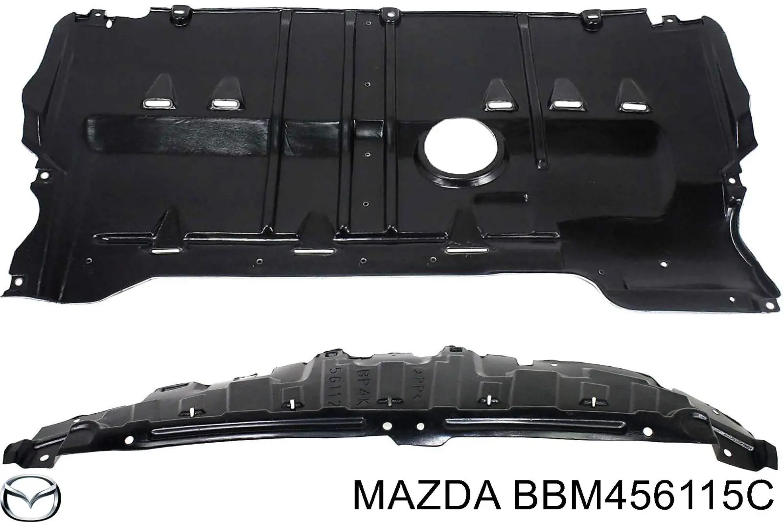 BBM456115B Mazda protección motor izquierda