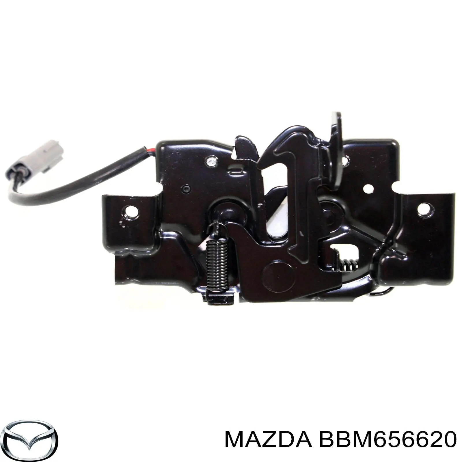 BBM656620 Mazda cerradura del capó de motor