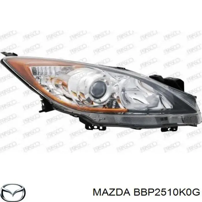 BBP2510K0K Mazda faro derecho