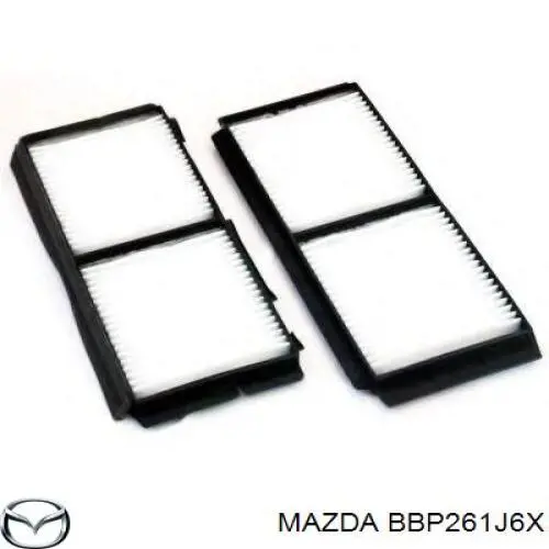 Filtro de cabina Mazda BBP261J6X precio, desde 9,91 EUR