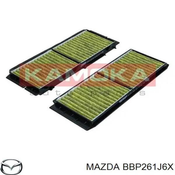 Filtro de habitáculo BBP261J6X Mazda