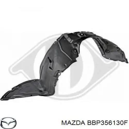 Guardabarros interior derecho, aleta delantera Mazda BBP356130F precio, desde 23,24 EUR