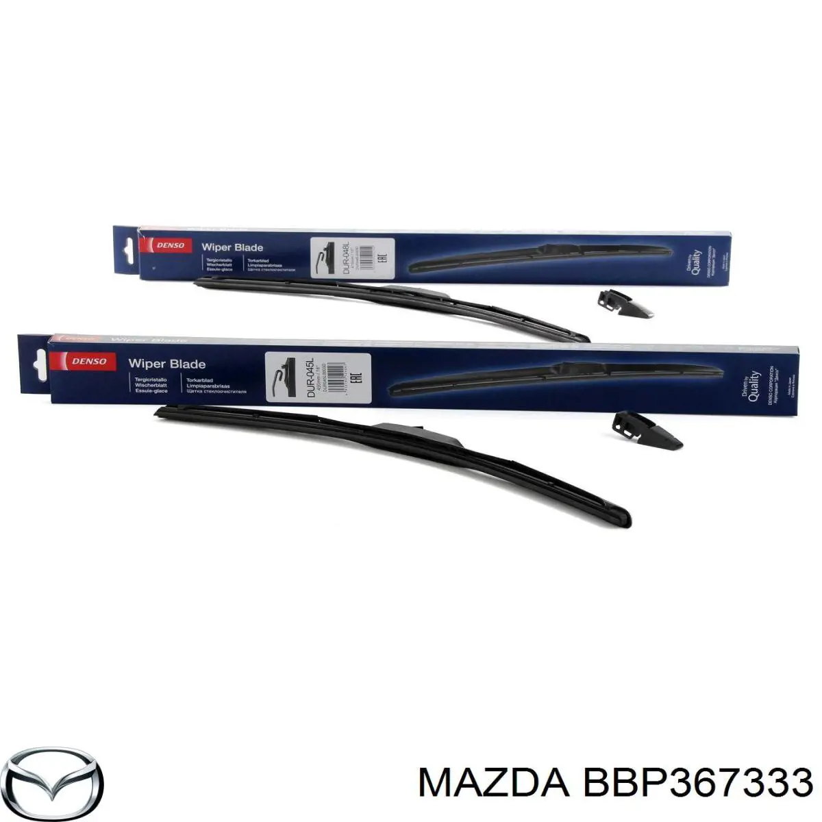 BBP367333 Mazda goma del limpiaparabrisas lado copiloto