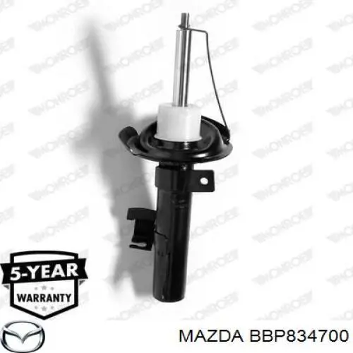 BBP834700 Mazda amortiguador delantero derecho