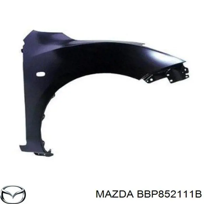 BBP852111B Mazda guardabarros delantero derecho