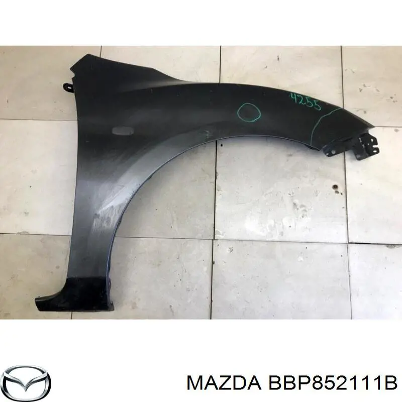 Guardabarros delanteros derecho Mazda BBP852111B precio, desde 53,66 EUR