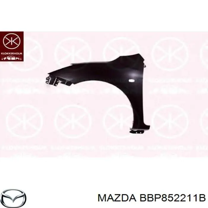 Comprar BBP852211B Mazda Aleta delantera izquierda
