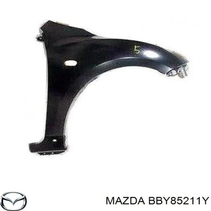 Guardabarros delanteros derecho Mazda BBY85211Y precio, desde 66,52 EUR