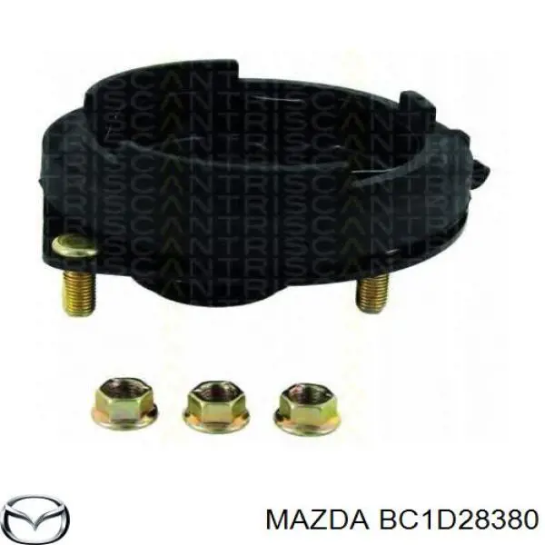 BC1D28380 Mazda soporte amortiguador trasero derecho