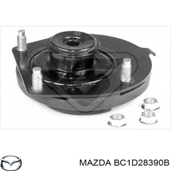 BC1D28390B Mazda soporte amortiguador trasero izquierdo