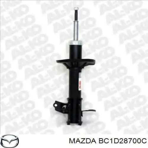 BC1D28700C Mazda amortiguador trasero derecho