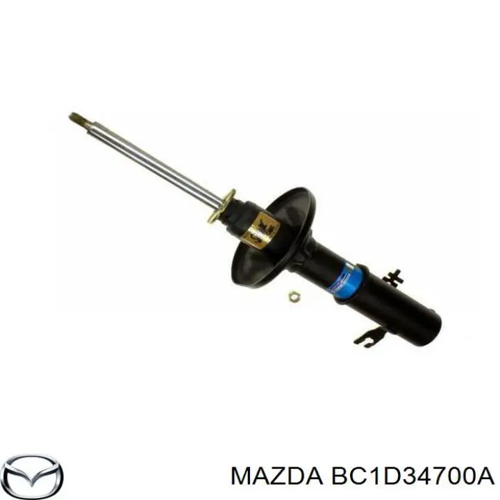 BC1D34700A Mazda amortiguador delantero derecho