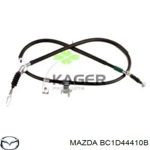 BC1D44410B Mazda cable de freno de mano trasero derecho