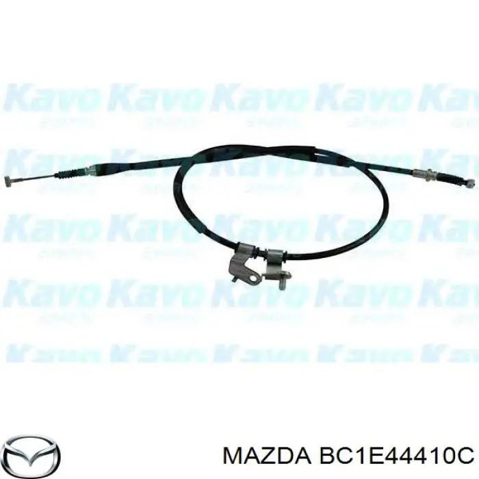 BC1E44410C Mazda cable de freno de mano trasero derecho