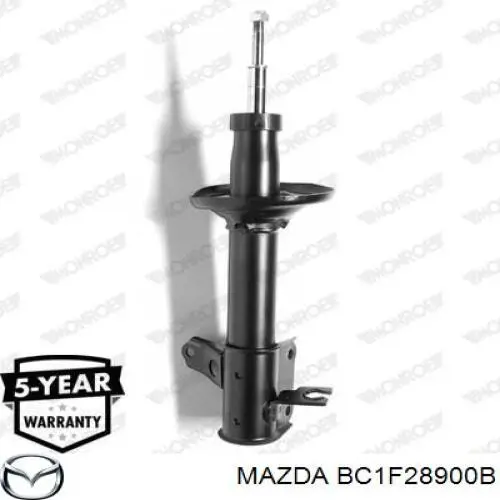 BC1F28900B Mazda amortiguador trasero izquierdo