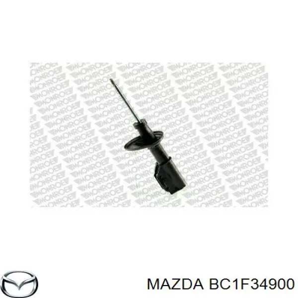 BC1F34900 Mazda amortiguador delantero izquierdo