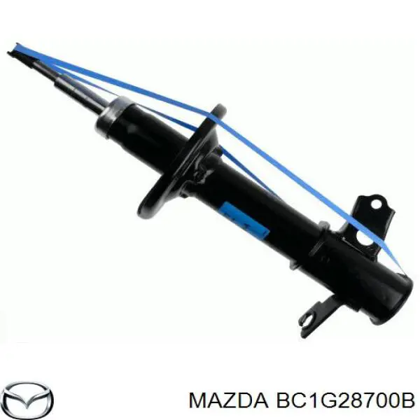 BC1G28700B Mazda amortiguador trasero derecho