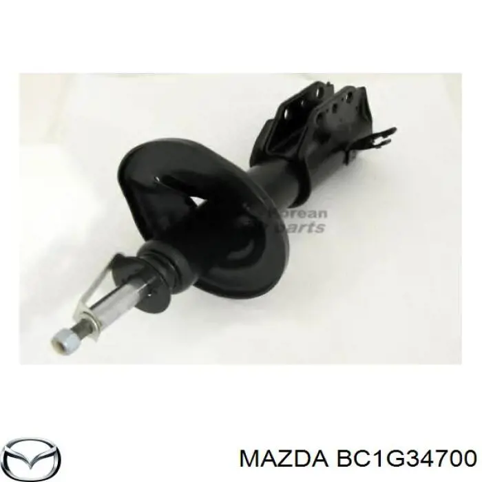 BC1G34700 Mazda amortiguador delantero derecho