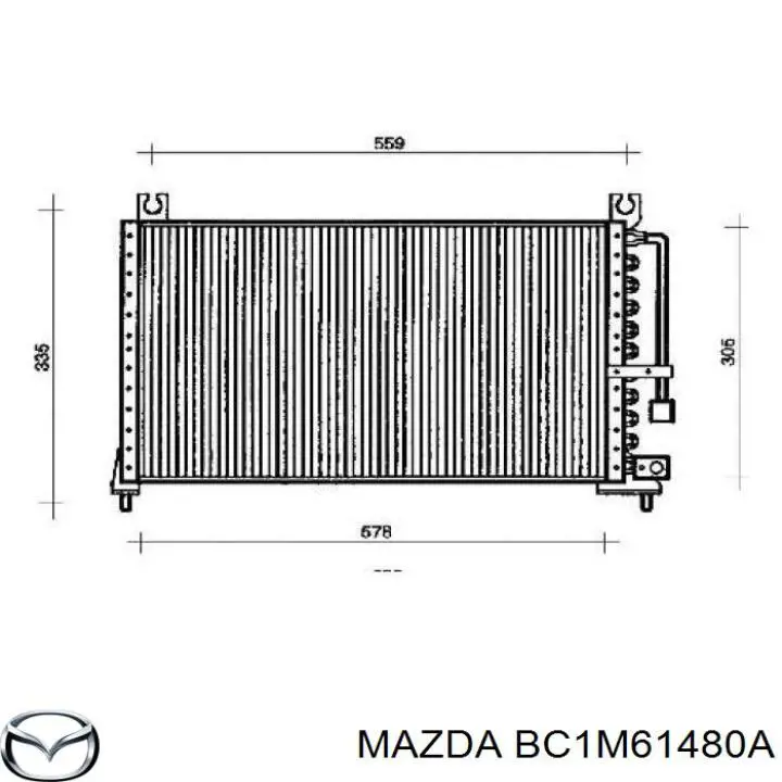 Aire acondicionado capacitor Mazda BC1M61480 precio, desde 58,73 EUR