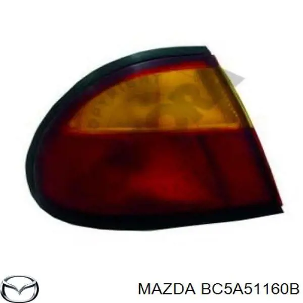 BC5A51160B Mazda piloto posterior izquierdo