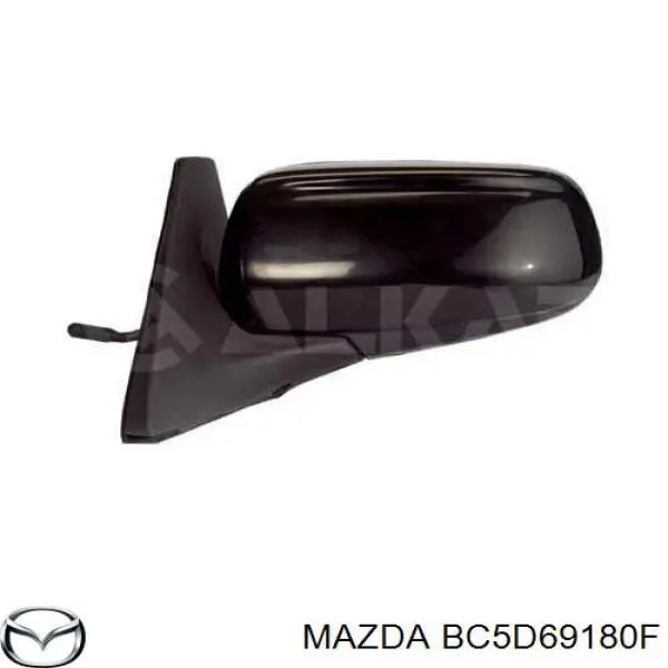 BC5D69180C Mazda espejo retrovisor izquierdo