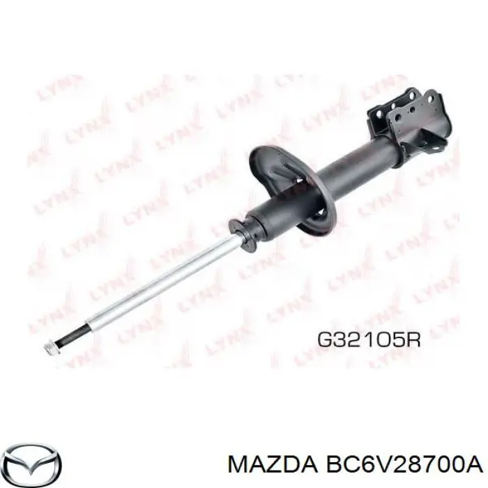 BC6V28700A Mazda amortiguador trasero derecho