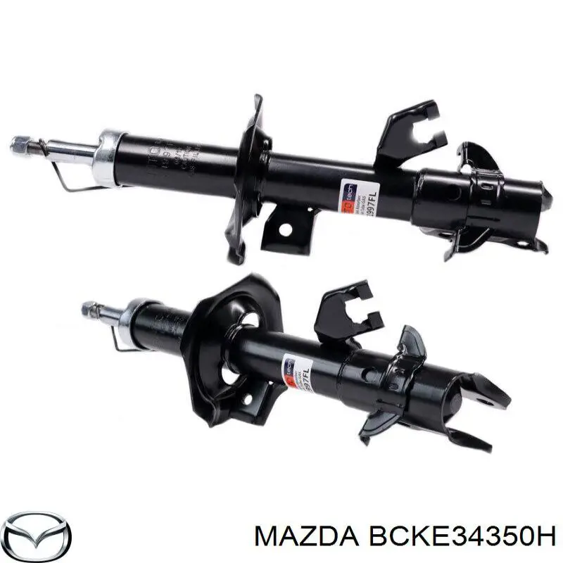 BDER34350A Mazda Brazo inferior izquierdo de la suspensión delantera