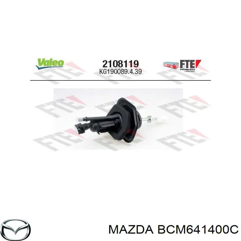 Cilindro de embrague Mazda BCM641400C precio, desde 92,69 EUR